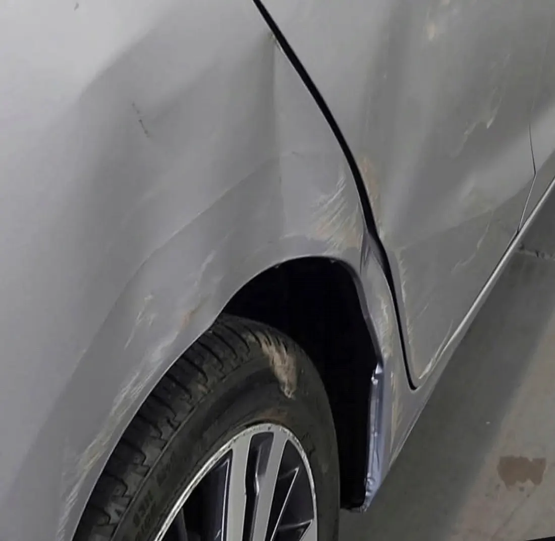 Minor Collision Repair damage, before repair